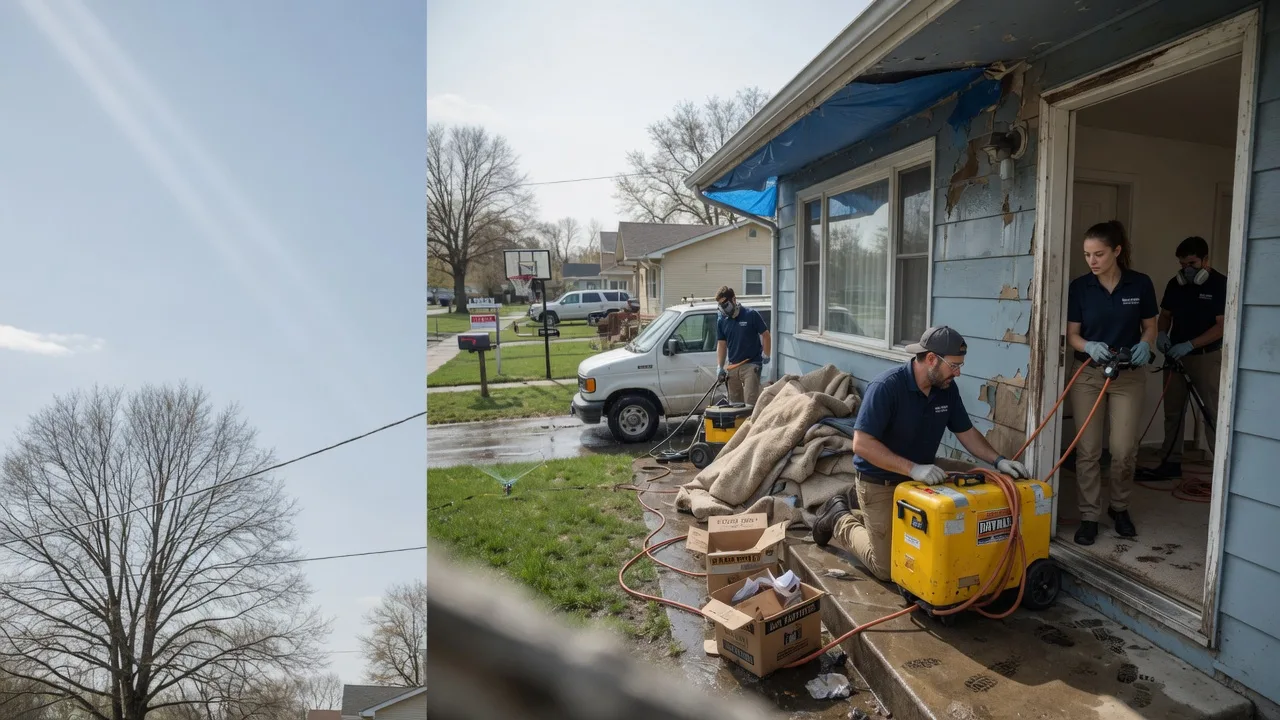 Basement Flood Cleanup in Ironton, OH near me